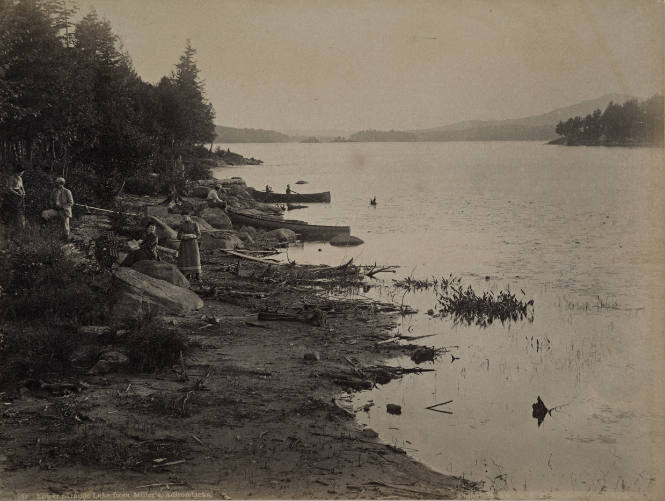 Lower Saranac Lake from Miller's Adirondacks