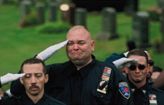 [EMS workers at funeral]