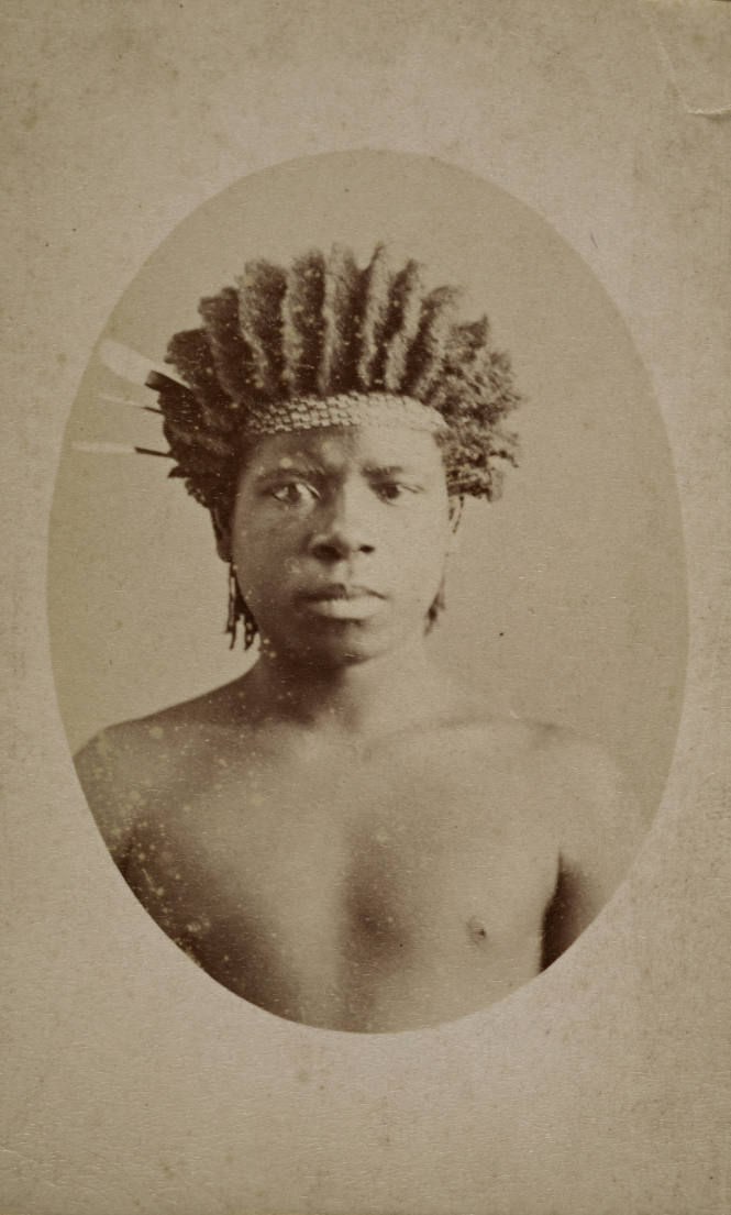 Zulu Man with Fashionable Hairstyle