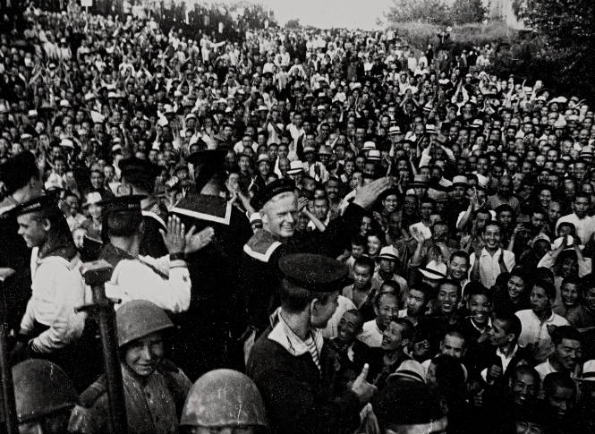 [Liberation of Port Arthur, China, by the Red Army]