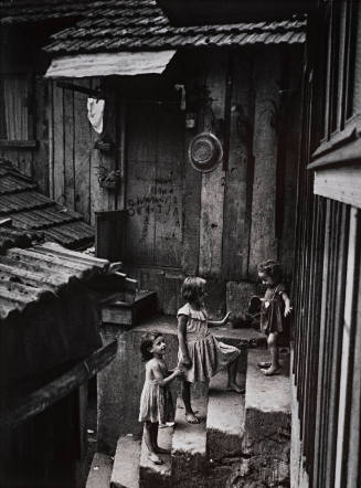 1960, Brazil (Three girls on stairs)
