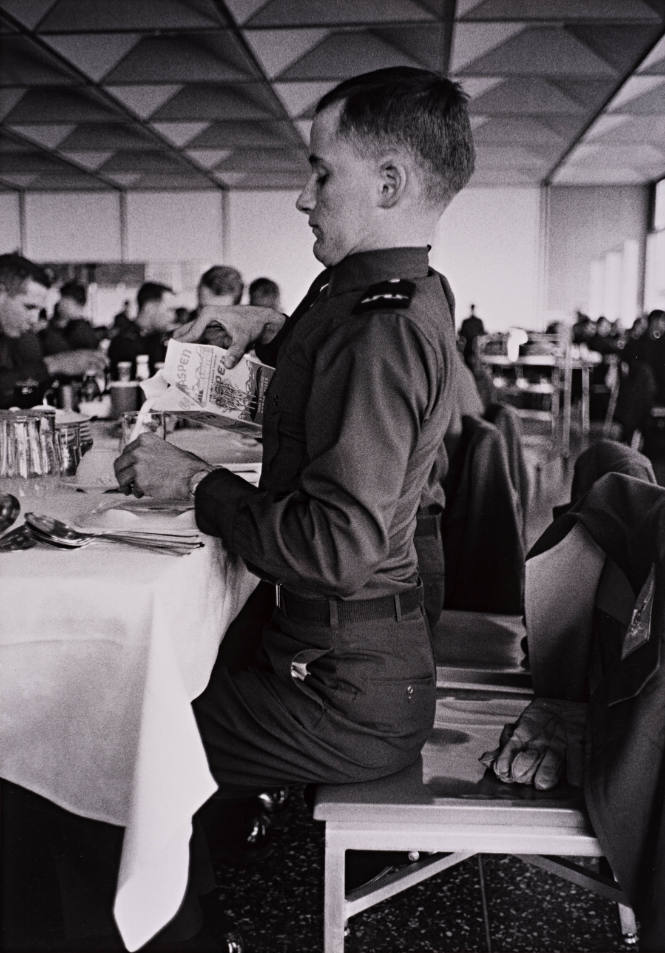 Air Force Academy (Stiff necked man pouring milk into glass)