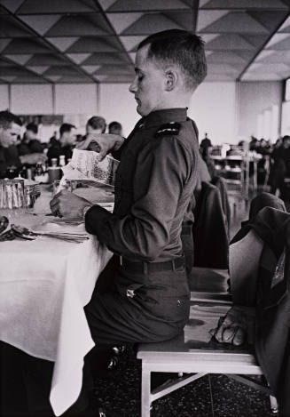 Air Force Academy (Stiff necked man pouring milk into glass)