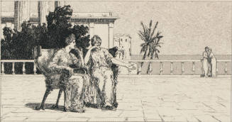 Psyche bei einer der Schwestern (Psyche with one of her sisters, from Cupid and Psyche)
