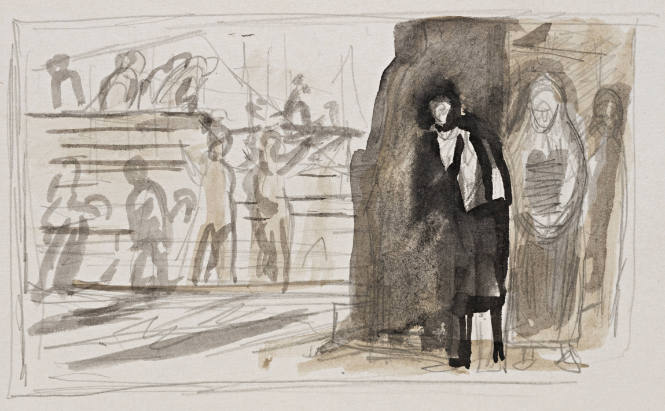 Two city scenes