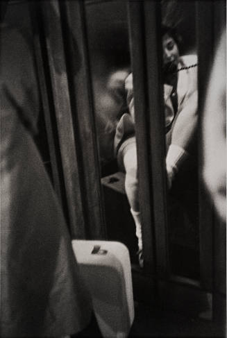 Penn Station (woman in phone booth)