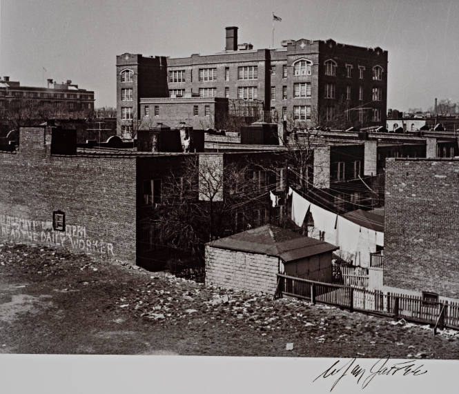 View of East New York from IRT Elevated Station, Brooklyn