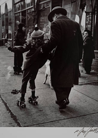 Girl Learning to Skate, Brownsville, Brooklyn