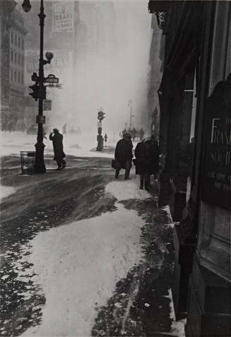 Snowstorm, Broadway and Vesey, New York