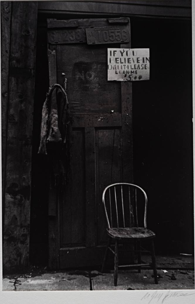 Chair with Sign, Livonia Avenue, East New York, Brooklyn