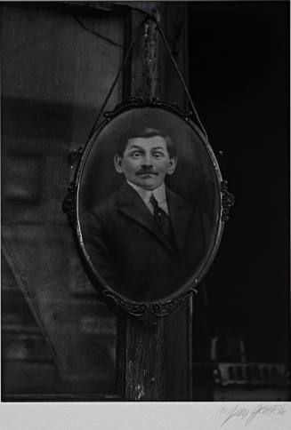Man in Frame, Queens, NYC
