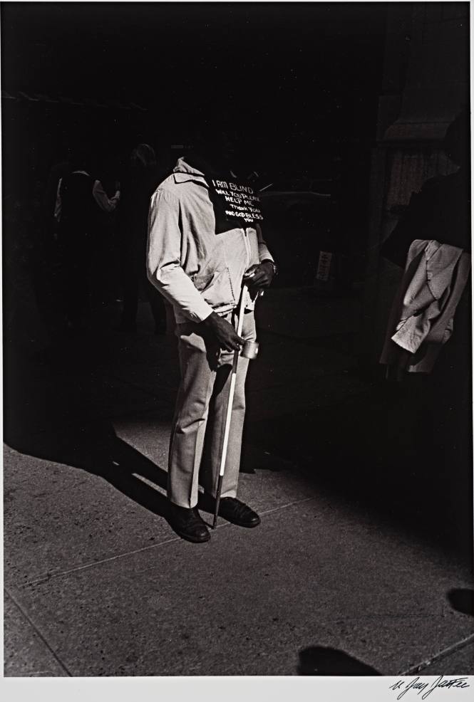 Blind Man, Fifth Avenue, New York City