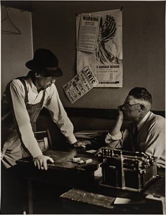 Farmers and County Agent, Broken Bow, Nebraska