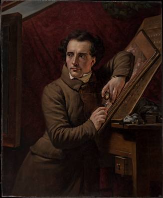 Portrait du graveur Antoine Gelée