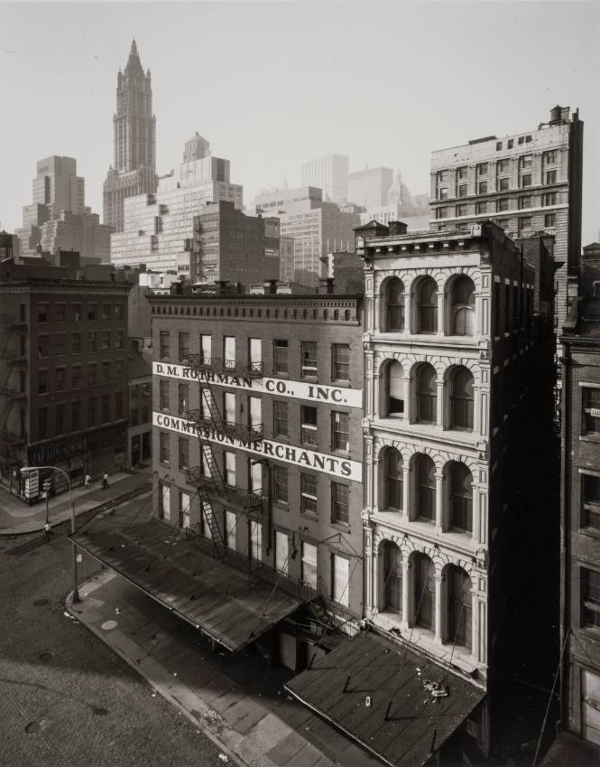174 Chambers Street at Bishop's Lane, from The Destruction of Lower Manhattan