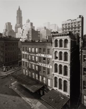 174 Chambers Street at Bishop's Lane, from The Destruction of Lower Manhattan