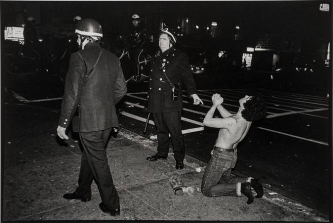 New Year's Eve, "Arrest me, arrest me," the man was pleading