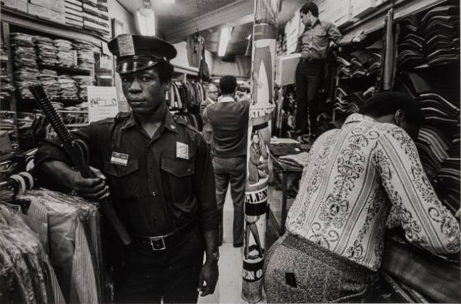 Hired private armies. I could see that most did not have guns, but they were all over. In public and private buildings, in food and clothing stores