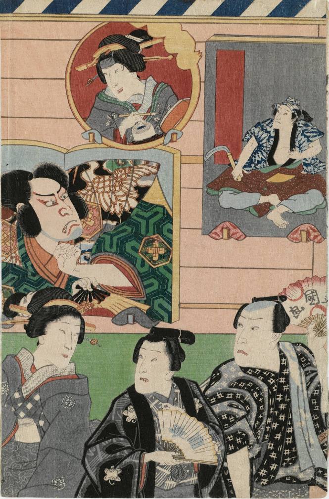 Kabuki Picture Signboards and Actors
