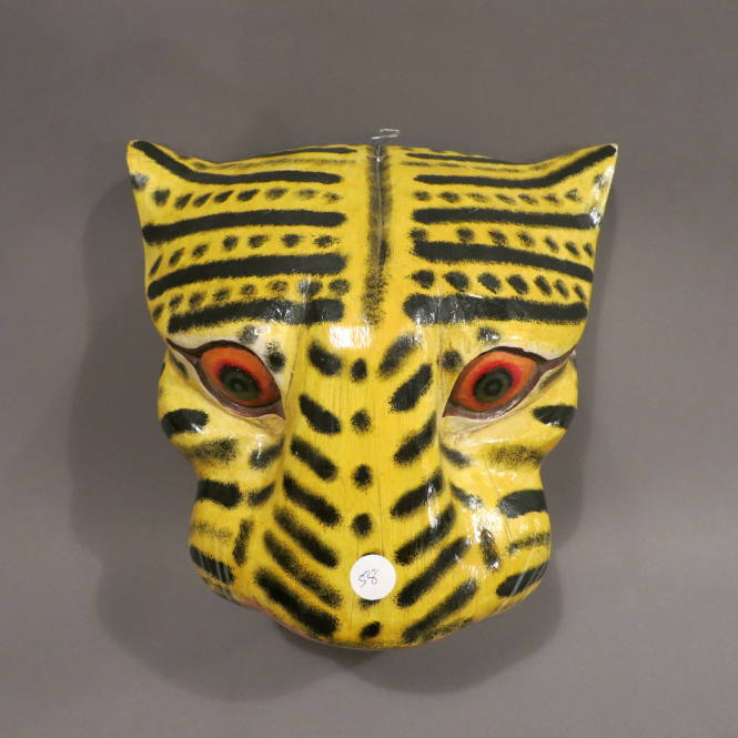 Jaguar dancing mask