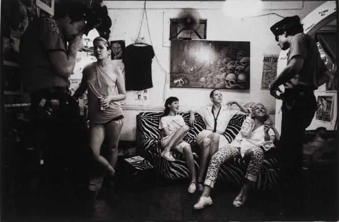 Police Officers Visit a Counterculture Dress Boutique