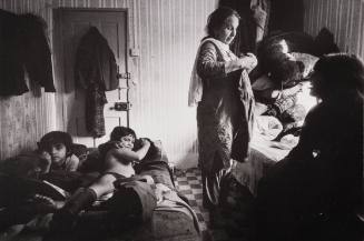 A Family of Eight Puts Mattresses on the Floor at Night and Stacks Them Up by Day, London, England