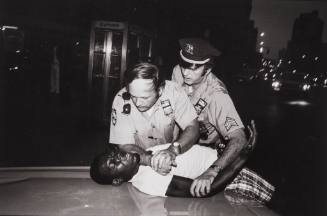 A Family Argument. When the Man Went for the Woman the Police Jumped Him.