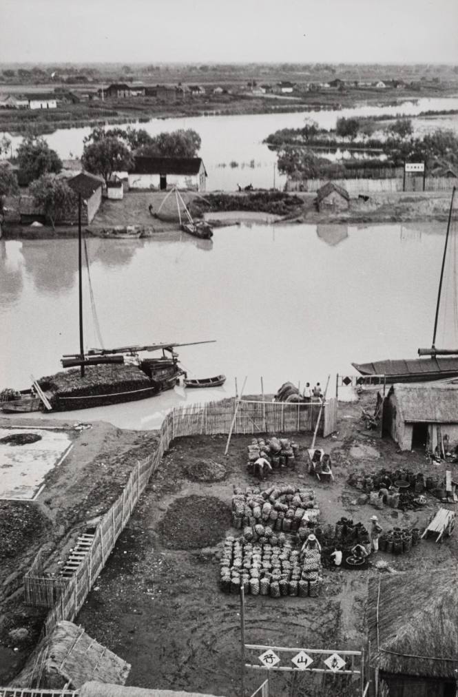 A canal that joins the Yangtse River is seen from the Nanking Walls, Nankin, Jiangsu, China