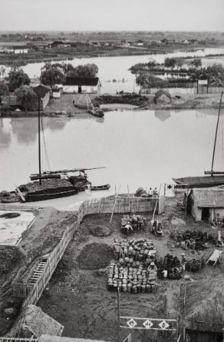 A canal that joins the Yangtse River is seen from the Nanking Walls, Nankin, Jiangsu, China