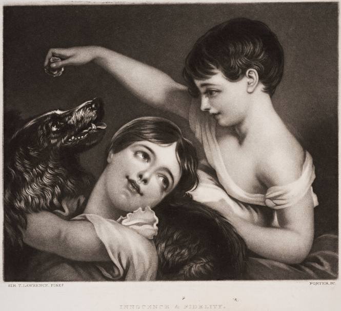 Innocence and Fidelity, from Specimens of Art
