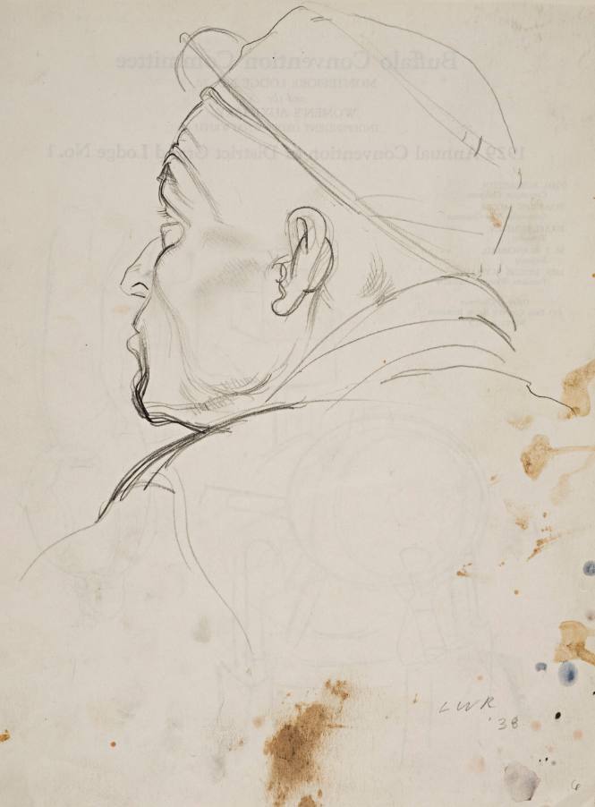 Study of Back of Man
