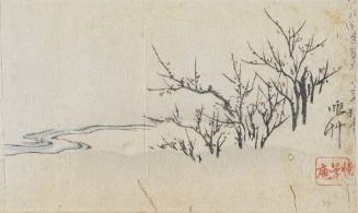 Untitled (Japanese Surimono  - greeting card)