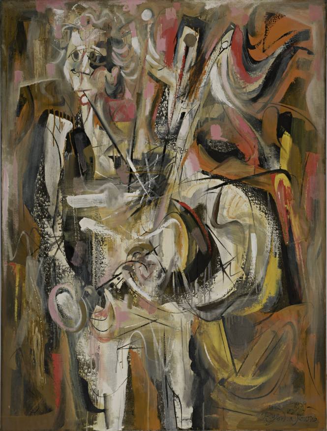 Man with Bagpipes (Self-Portrait)
