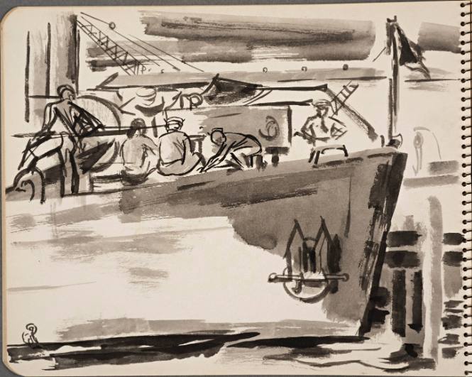 Naval Base Sketchbook (page 7)