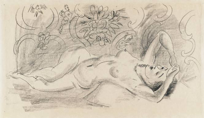 Untitled (Reclining nude)