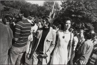 Untitled, from Women are Beautiful [Young Couple at a Rally]