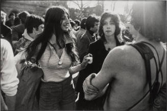 Untitled, from Women are Beautiful [Smiling Young Woman with Paper Cup]