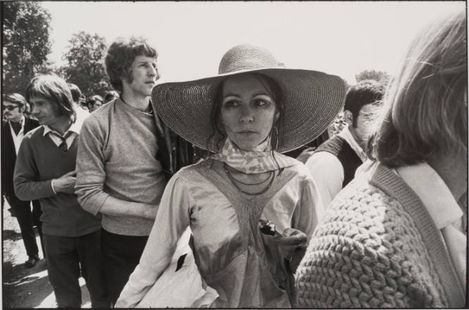 Untitled, from Women are Beautiful [Pensive Young Woman in Large Hat]