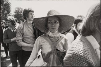 Untitled, from Women are Beautiful [Pensive Young Woman in Large Hat]