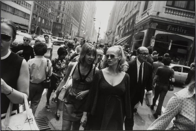 Untitled, from Women are Beautiful [Two Women Walking and Talking Along Lower Fifth Avenue]