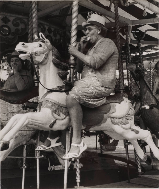 Mother's Pub Outing (Women on carousel)