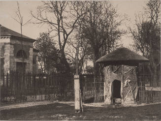 Cabane des moutons au Jardin des Plantes, à Paris