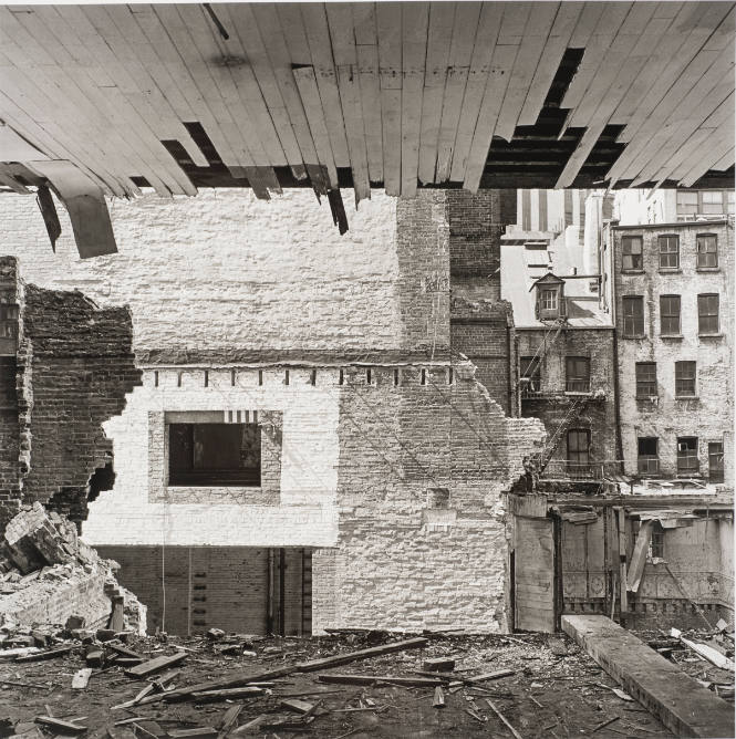 View through the Rear Wall, 89 Beekman Street, New York