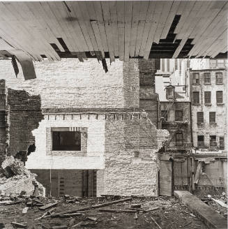 View through the Rear Wall, 89 Beekman Street, New York