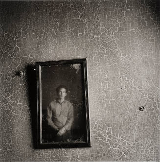 Portrait of a young man in an abandoned room, from "The Destruction of Lower Manhattan"