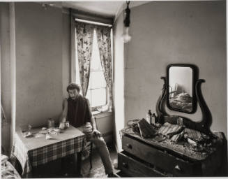 Self-portrait in an abandoned West Street hotel room, from "The Destruction of Lower Manhattan"