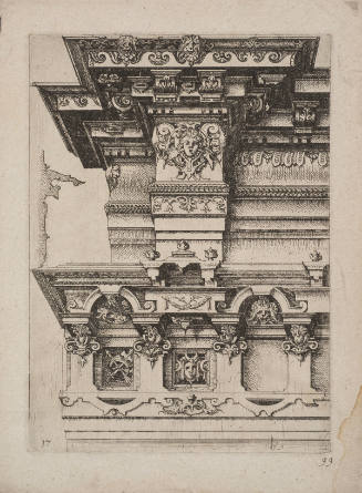 Ionic Order, plate 99, from  Architectura (Nuremberg, 1598)