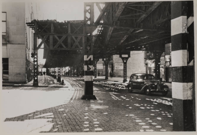 [One of Twelve views of the demolition of the Sixth Avenue El]