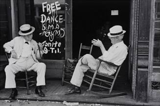 Two Elderly Men Conversing