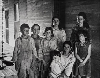 Family of Frank Tengle, A Cotton Sharecropper, Hale County, Alabama, Summer